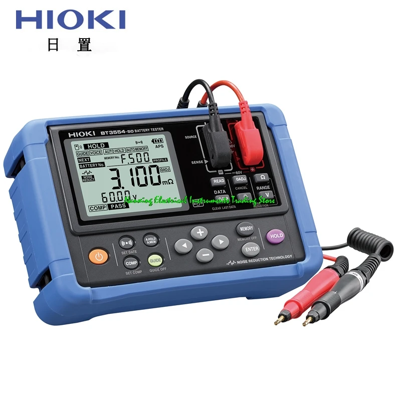 HIOKI BT3554-51/BT3554-52 Handheld Battery Tester Diagnosing and Managing UPS Batteries Bundled Optional Bluetooth (Z3210)