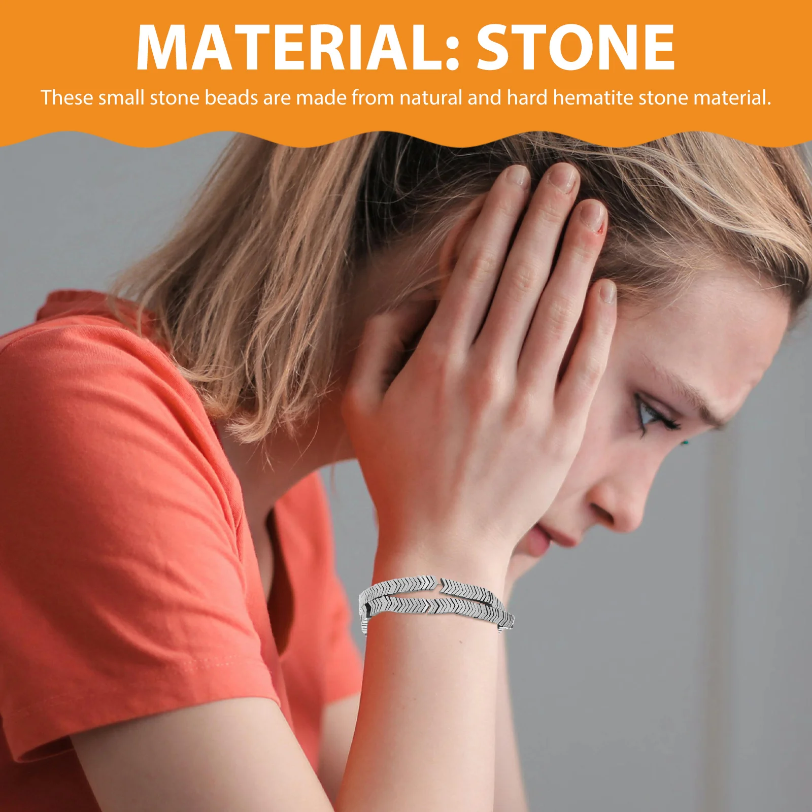 

160Pcs Plated Colored V-Shape Arrow Hematite Beads Hollow Design for DIY Jewelry Bracelet Necklace Craft Decoration