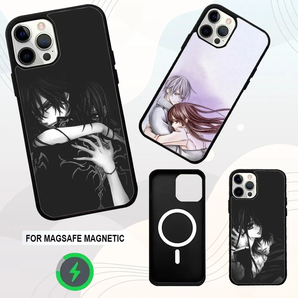 

V-Vampire K-knight Anime Phone Case For iPhone 16e,16,15,14,13,12,11,Plus,Pro,Max,Mini Magsafe Magnetic Wireless Charging