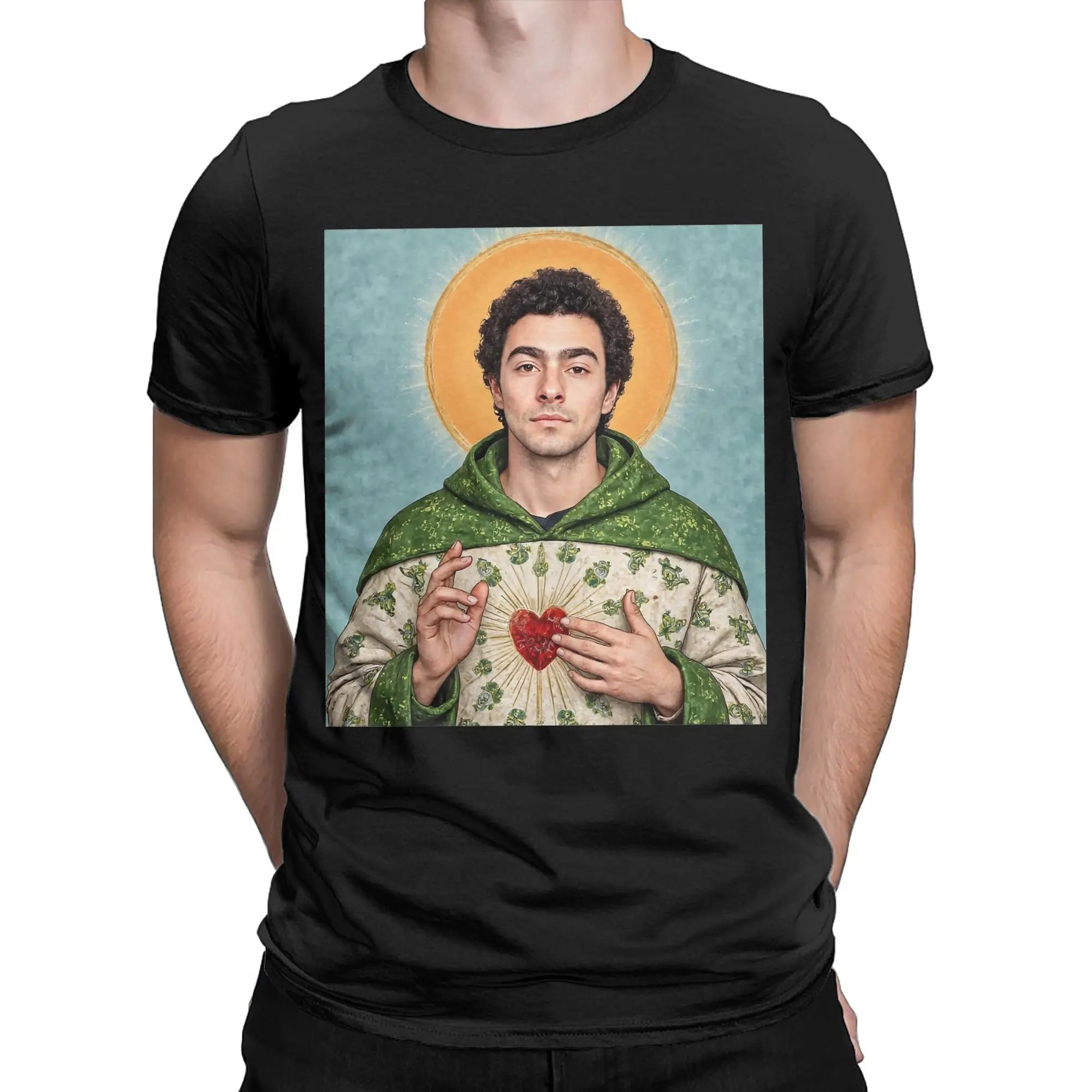 Saint Luigied T-Shirts Men  Awesome Cotton Tees Crew Neck Short Sleeve T Shirt Summer Clothes