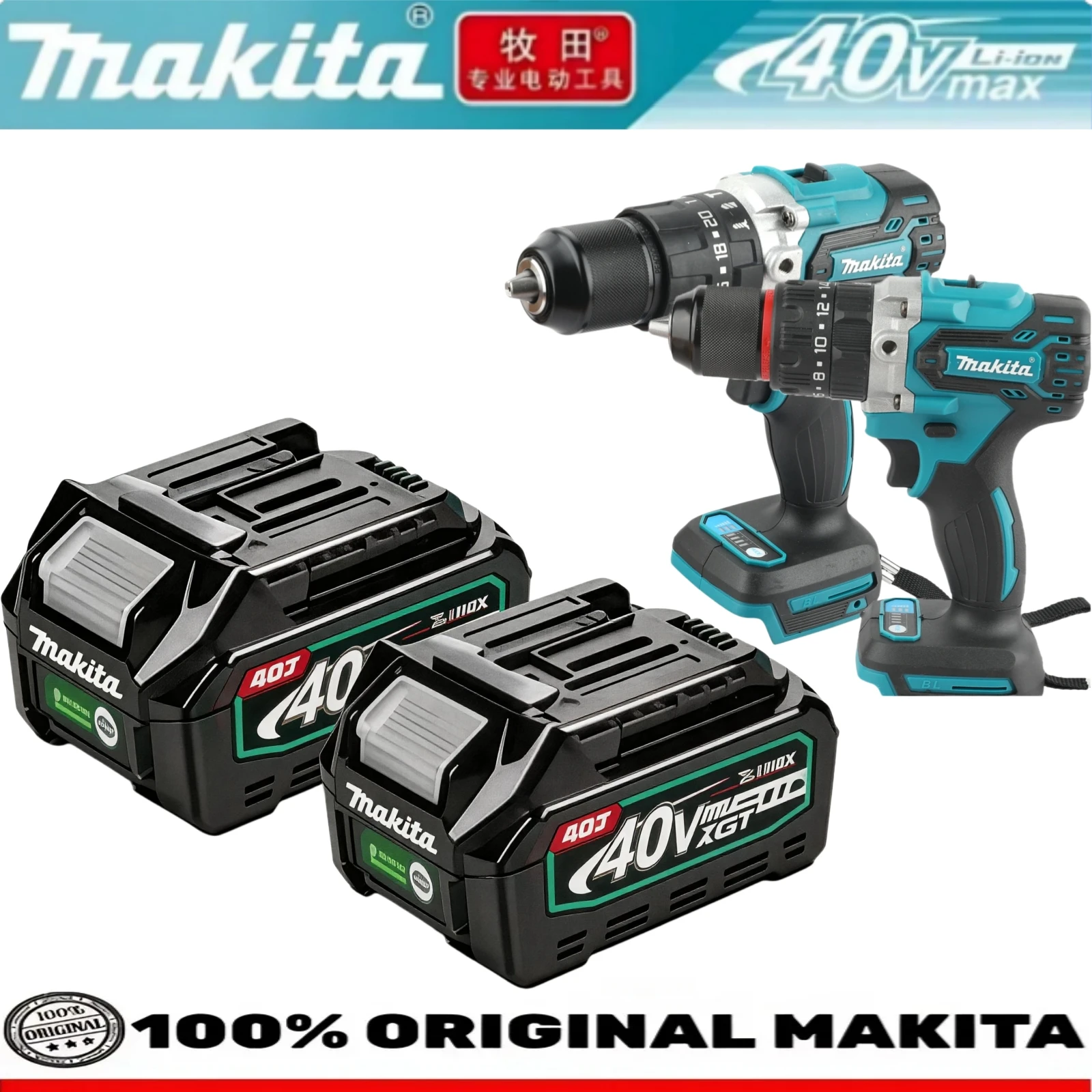 

100% Original Makita 18V 6.0Ah Rechargeable Battery ,For Makita BL1830 BL1830B BL1840 BL1840B BL1850 BL1850B Power Tools Battery
