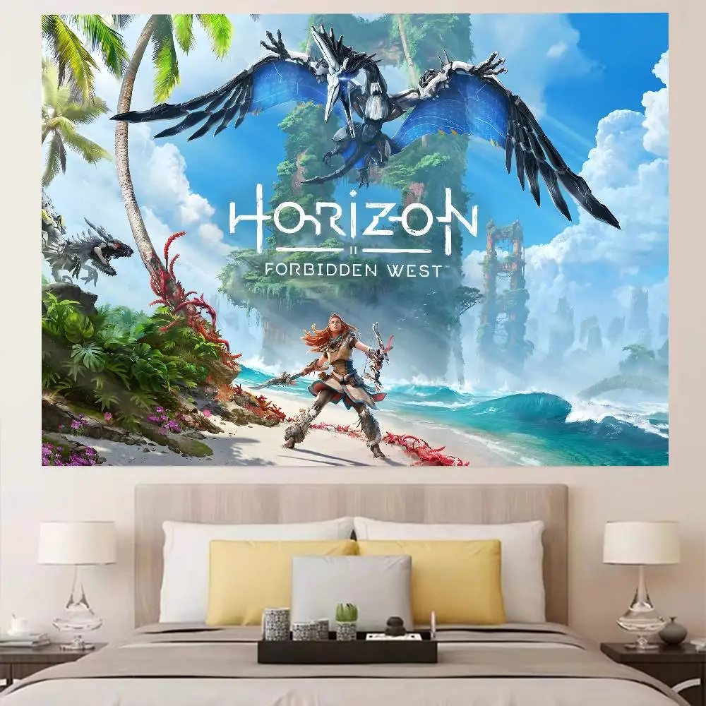 

Anime Hot Cool H-Horizon Tapestry Nostalgic Party Decorate Wall Tapestry Cute Gift Flags