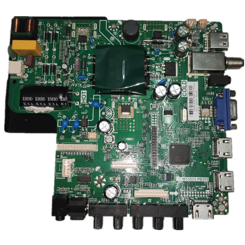 Ferr envio! Tp. ms3553.pb855 fonte de alimentação retroiluminação inversor três em uma tv placa-mãe 65w 350ma trabalhando bem
