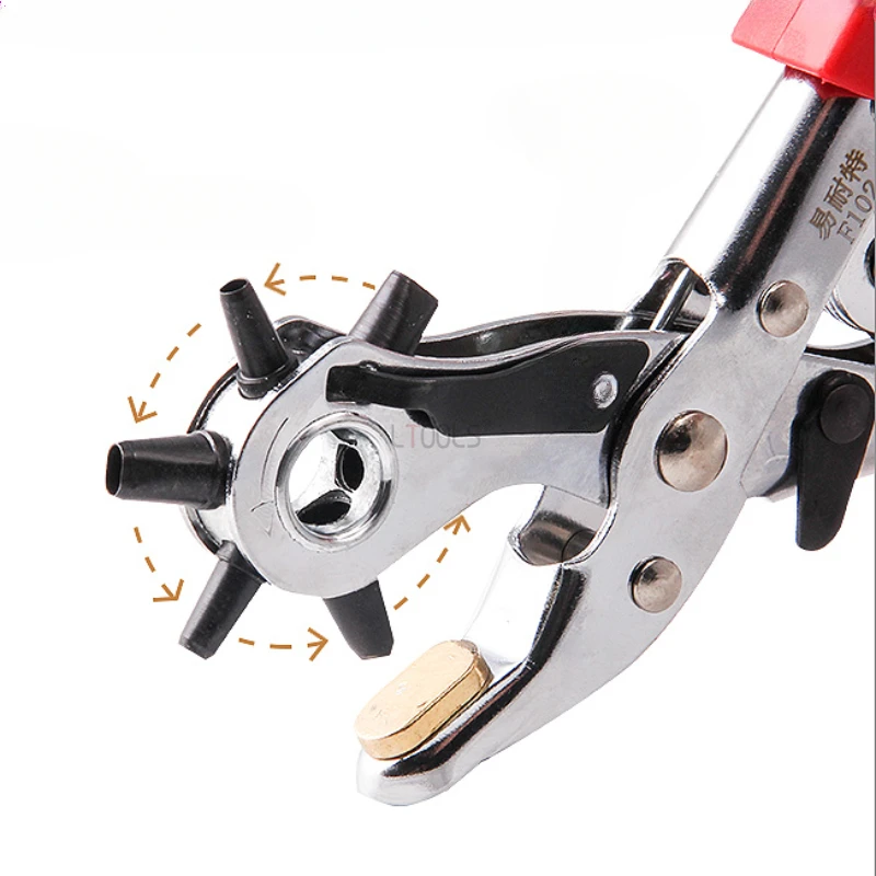 Design Eyelet Puncher DIY Tool Watchband Strap Household Leathercraft Leather Belt Hole Punch Plier Hole Puncher Belt Hole Punch