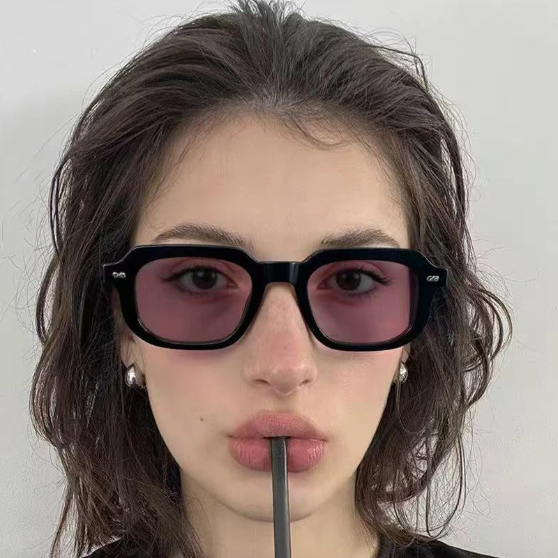 

Классические маленькие квадратные солнцезащитные очки для женщин и мужчин, солнцезащитные очки высокого качества для путешествий, вождения ярких цветов, защитные очки от ультрафиолета