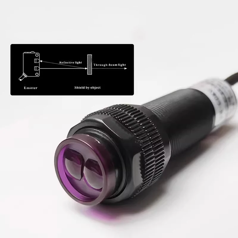 YARUN Photoelectric Switch C1 Proximity Sensor NPN Scattering Reflection Type New USB Plug-in Type Sensing with High Sensitivity