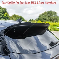 Gloss Maxton Style Rear Spoiler Wing For Seat Leon MK4 Leon Ⅳ FR 1.5TSI 2.0TDI 4-Door Hatchback 2020-2025 Rear Roof Tail Wing