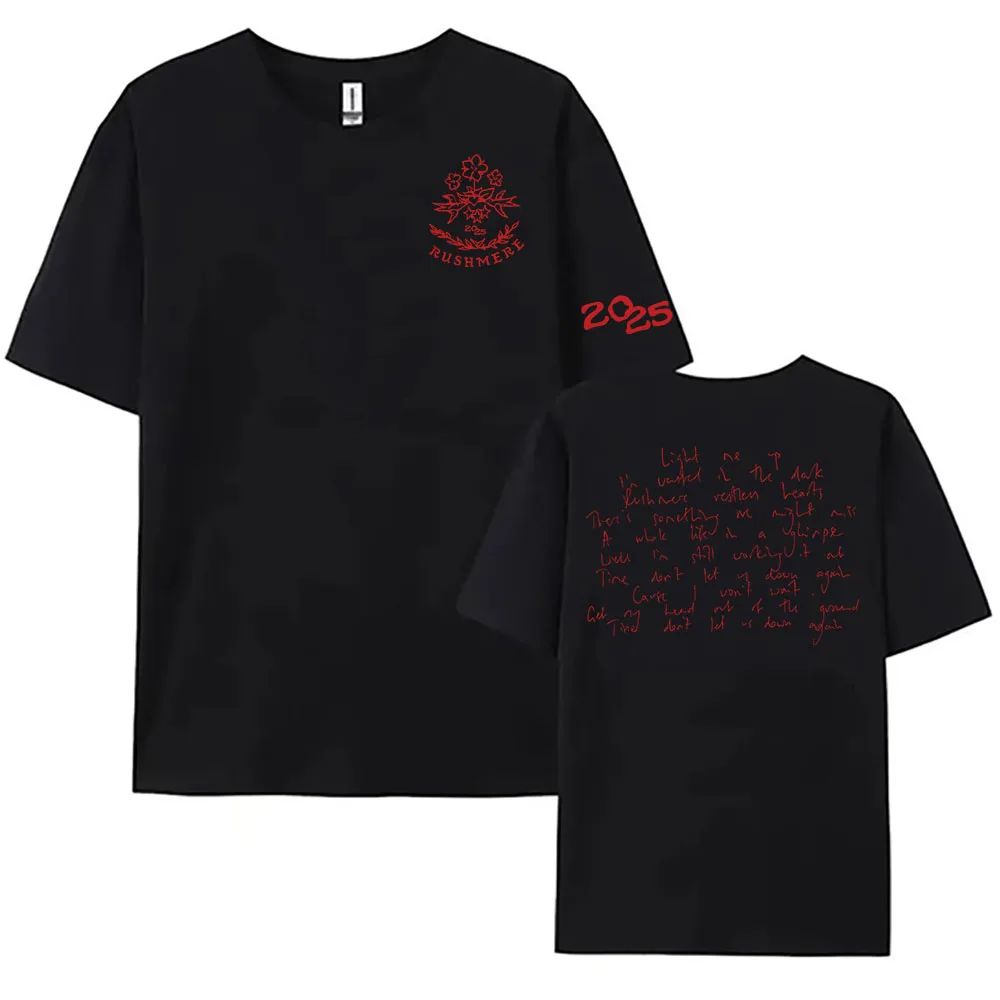 Women Clothing Mumford & Sons RUSHMERE Album 2025 T-shirt Summer Round Neck Soft Tshirts Folk Rock Band Graphic Print T Shirt