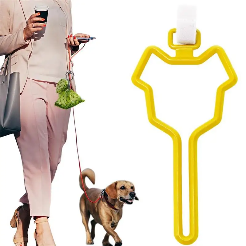 

New Dog Poop Bag Holder Waste Carrier Pet Supplies Sturdy Durable Dog Traction Rope Distributor Dogs Leash Dispenser Clean Tools