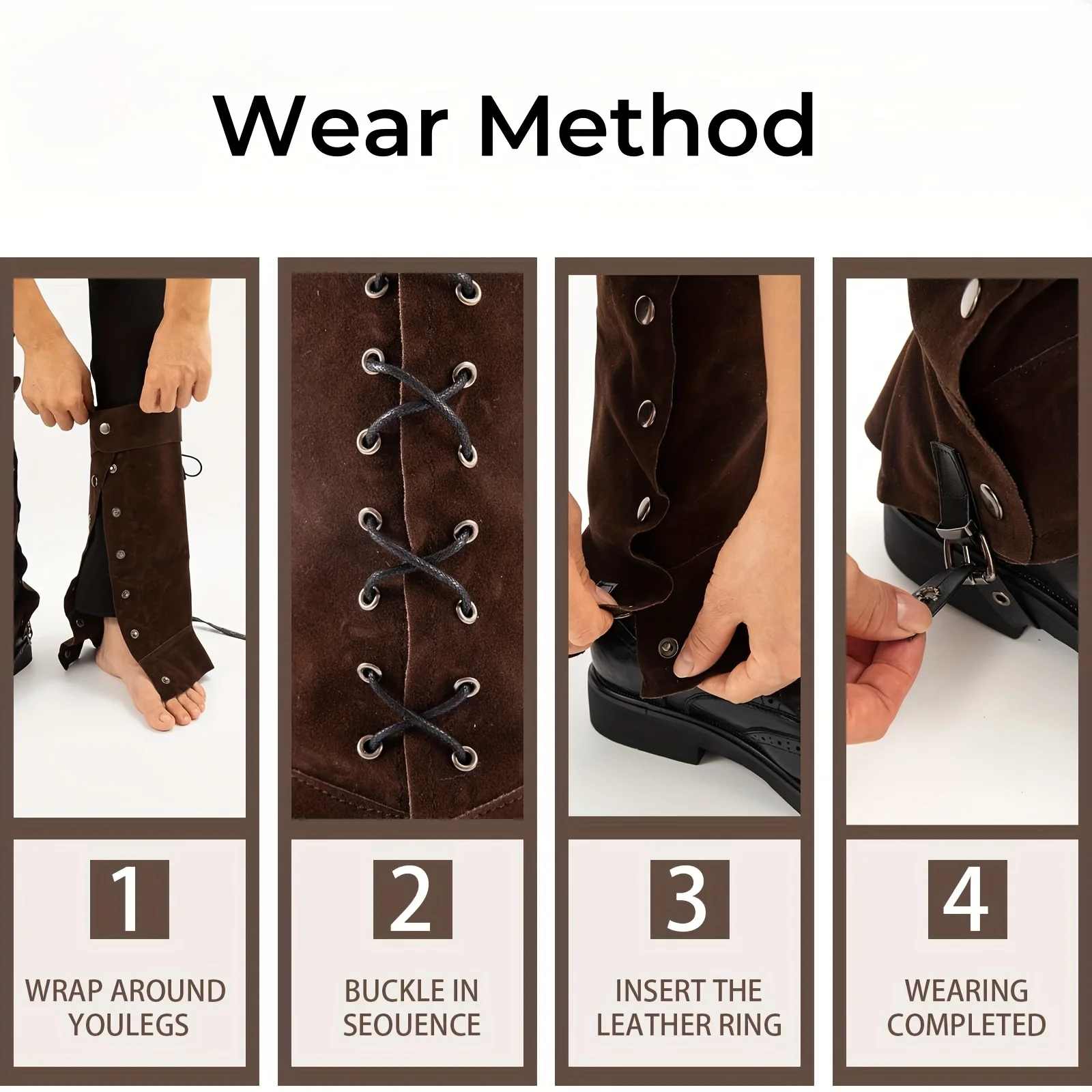 Buty pirackie Keaplayee dla wikingów Średniowieczne kostiumy Steampunk Można prać w pralce Poliester Lekki Bez pęcherzyków powietrza