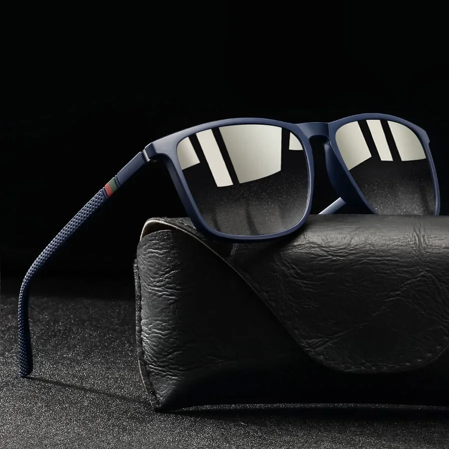 3PCS Fashion Classic Square UV400 Sunglasses Men Women Driving  Colorful Trendy Lightweight Outdoor Goggles