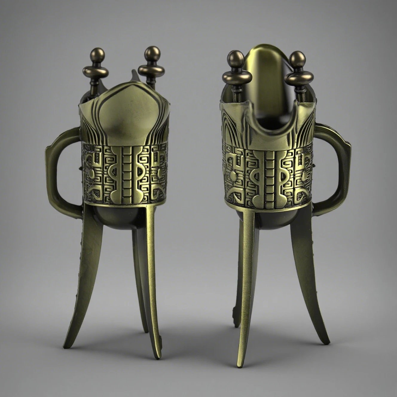 

Антикварный штатив в китайском стиле, чашка в стиле ретро, бокал для вина, дворцовый орнамент, креативный домашний реквизит, изысканный сувенир для путешествий, традиционное ремесло