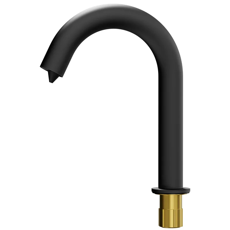 Black faucet type induction soap dispenser, hotel bathroom foam automatic hand sanitizer machine, intelligent detergent machine