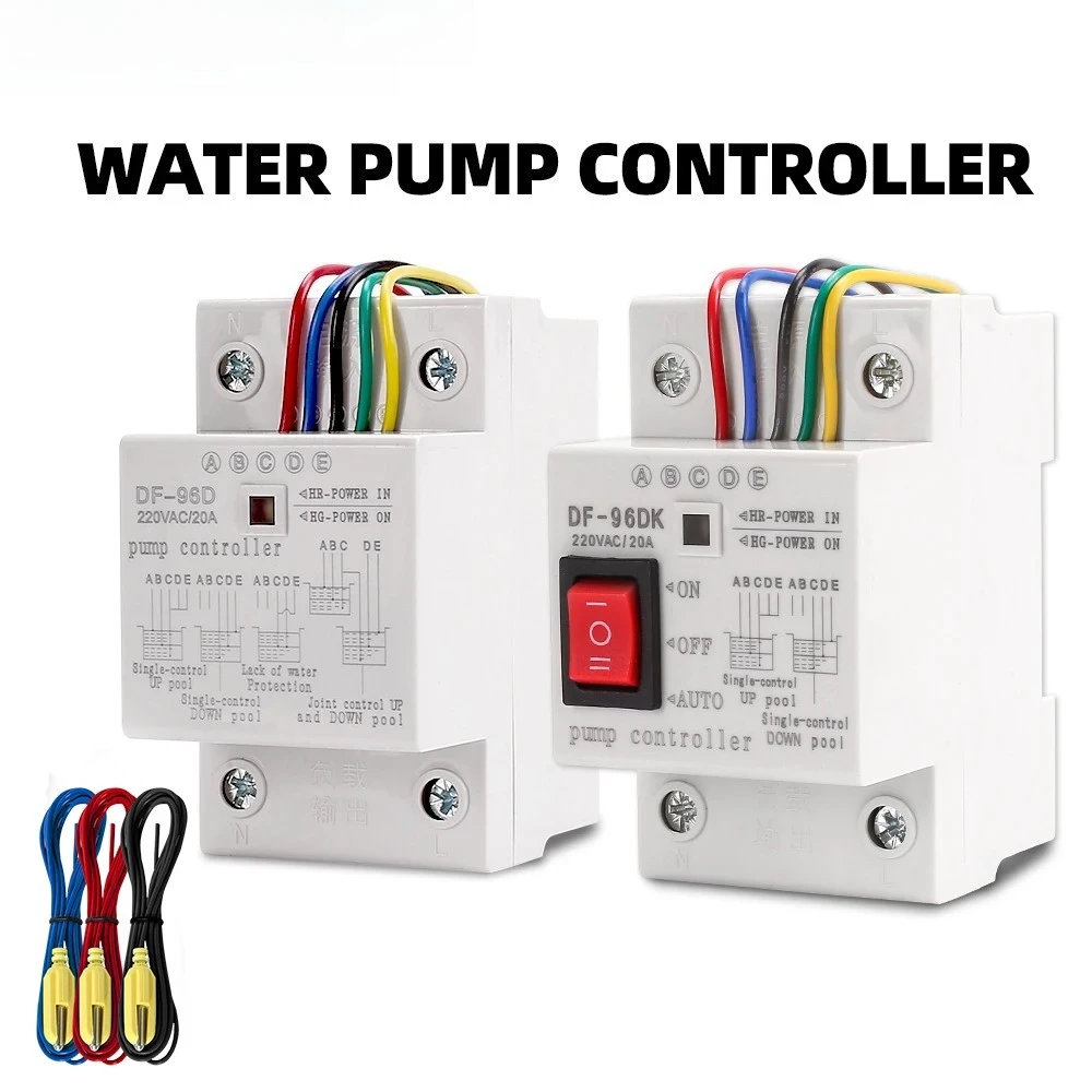 

DF-96D Автоматический контроллер уровня воды 20 А/220 В для систем резервуара для воды — управление насосом промышленного класса