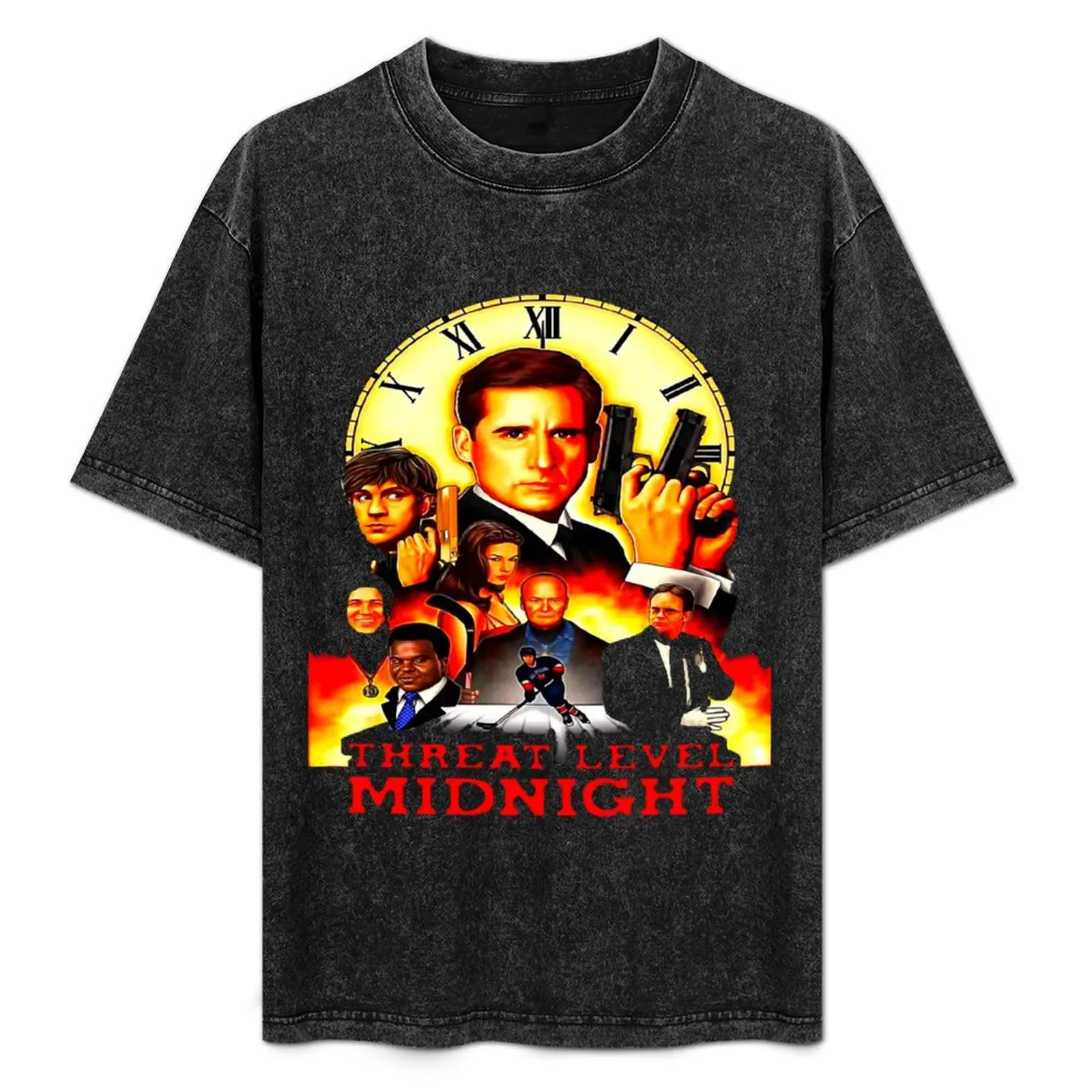 

Threat Level Midnight Essential T-Shirt Casual Loose Fit Summer Tee Shirt