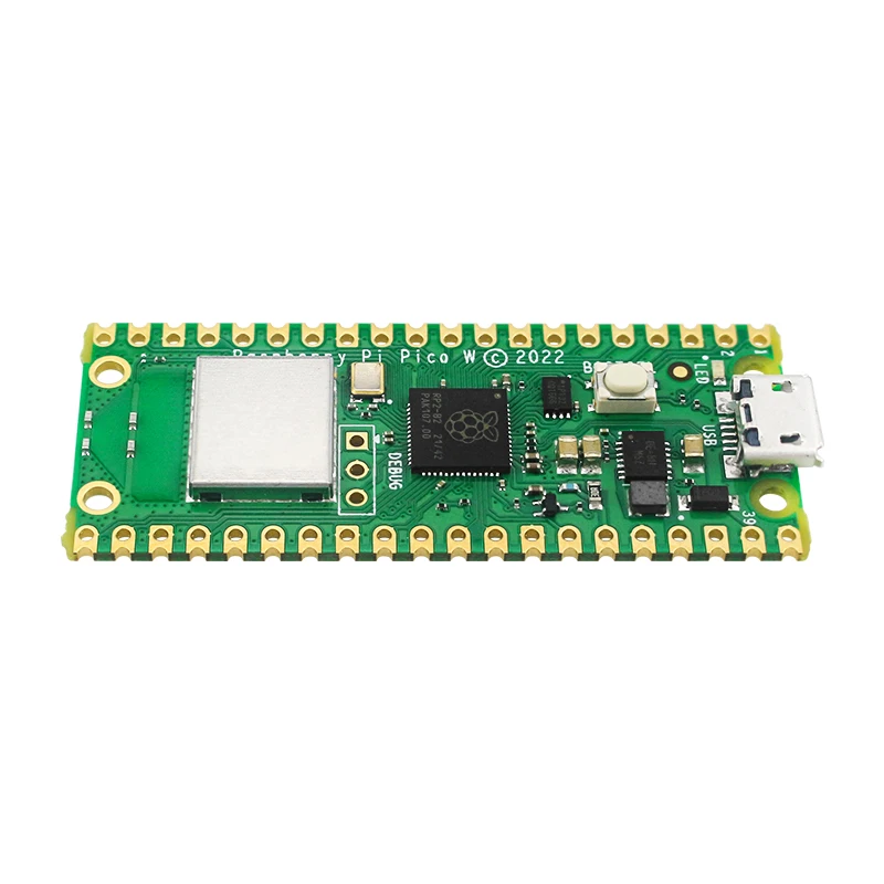 Оригинальный микроконтроллер Raspberry Pi Pico RP2040 с двухъядерным процессором Cortex M0 + маломощный дополнительный чехол спаянный GPIO для Pico