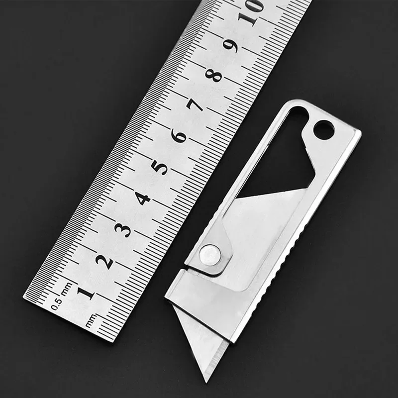 

High hardness Stainless Steel Mini Utility Knife Sharp PortablePaper Cutter Repair Manual Tool EDC Stationery Pocket Knife
