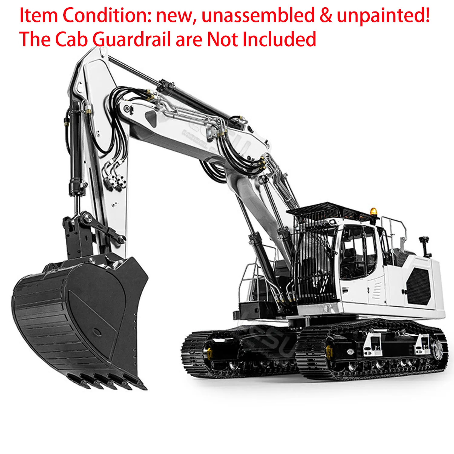 LESU 945 RC Hydraulic Excavator KIT 3 Arms 1/14 Metal Digger Radio Control Construction Vehicles Light System Truck Car Model