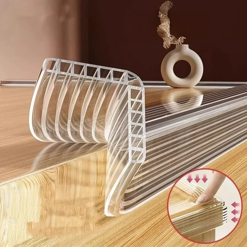 

1 шт., 2 м/78,74 дюйма, прозрачная полоса для предотвращения столкновений, защитная полоса для края стола, мебельная защитная лента для углов, бамперная лента