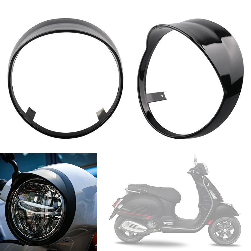 For GTS300 GTS 300 HPE 2020-2022 Motorcycle Scooter Headlight Ring Headlamp Cover Protector Decorative Frame Guard