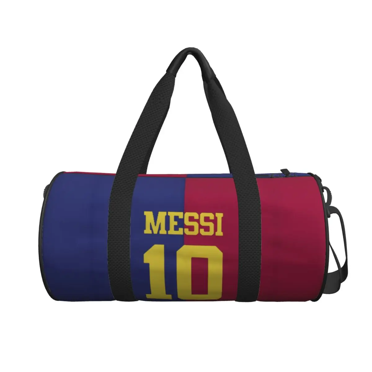 Number 10 Messi Round Large Capacity Travel Duffel Bag, Handheld travel bag, lightweight storage luggage bag