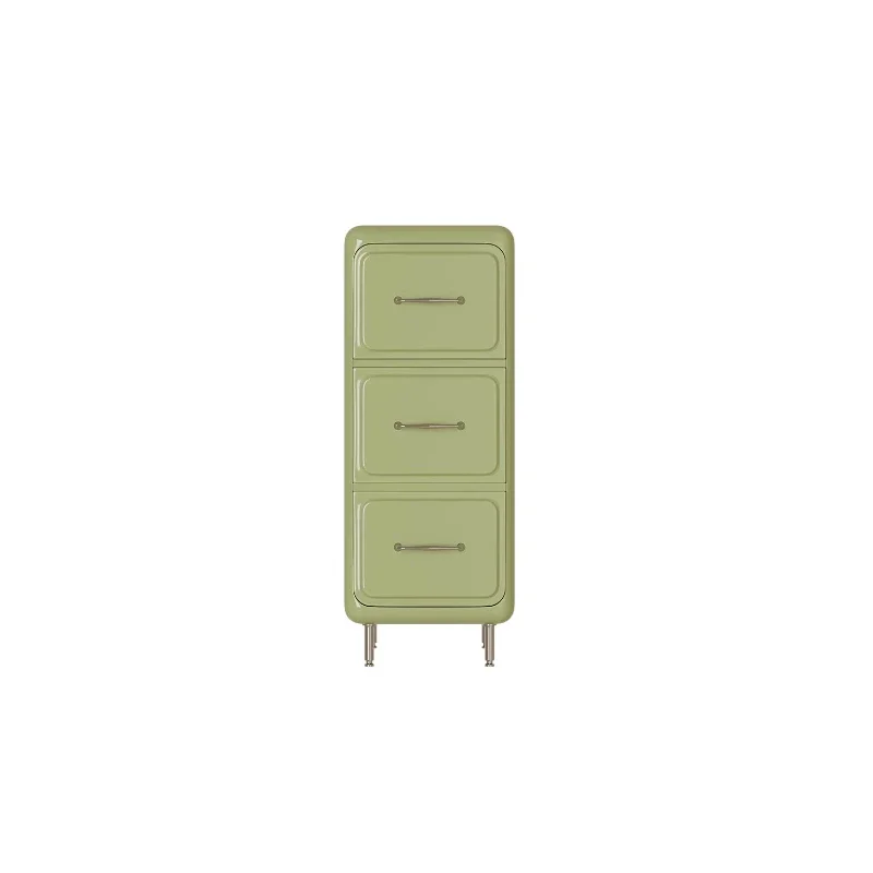 

Simple modern matcha green chest, sofa side cabinet, household bedroom, small very narrow bedside cabinet, locker