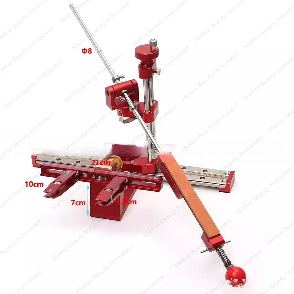 Aluminum Alloy Professional Fixed Angle Sharpener High Precision Grinder with Guide Rail Turnable Fast Sharpening Tool