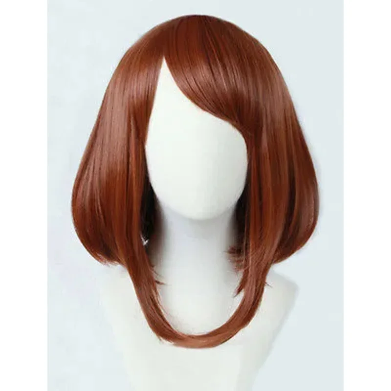 

Anime My Hero Academia Ochako Uraraka Short Brown Bobo Cosplay Wig