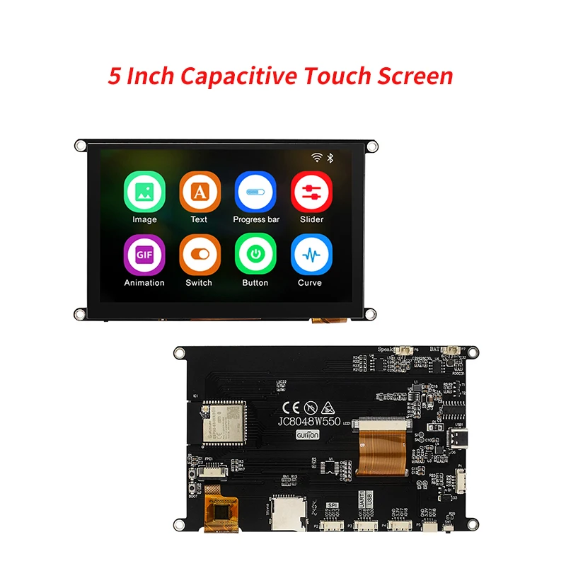 ESP-32-S3 5 Inch IPS LCD Capacitive Touch Development Board 16M FLASH 8M PSRAM High-definition Support WIFI&Bluetooth