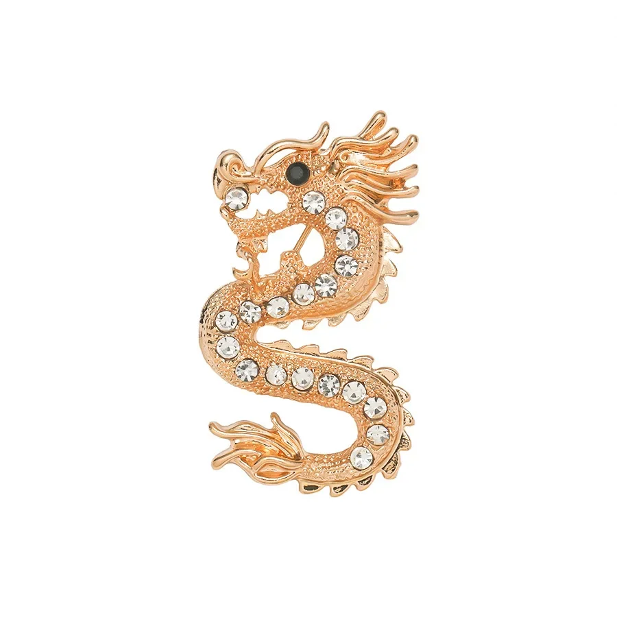 Delicate Dragon Brooch for Men Women Animal European Dragon Pins Jewelry Versatile-Purpose Clothing Accessories Gifts 2025