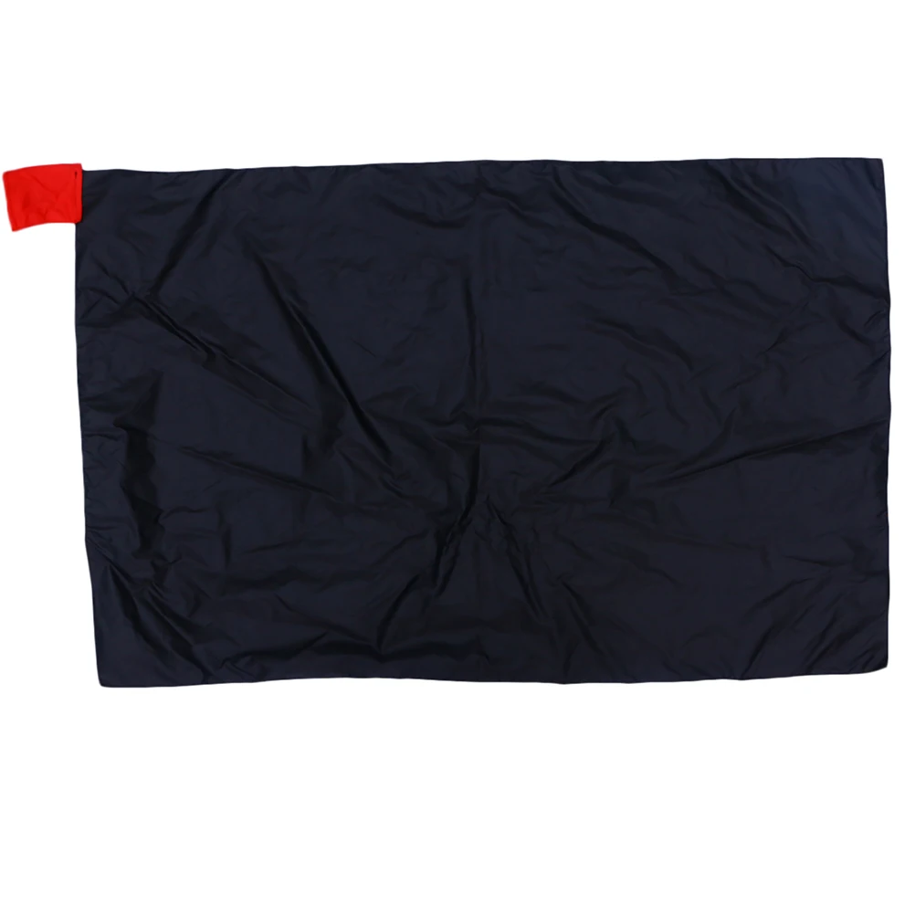 

Black Nylon Outdoor Picnic Blanket Portable Lightweight Compact Waterproof Pocket Camping Blanket for Beach Travel and Camping