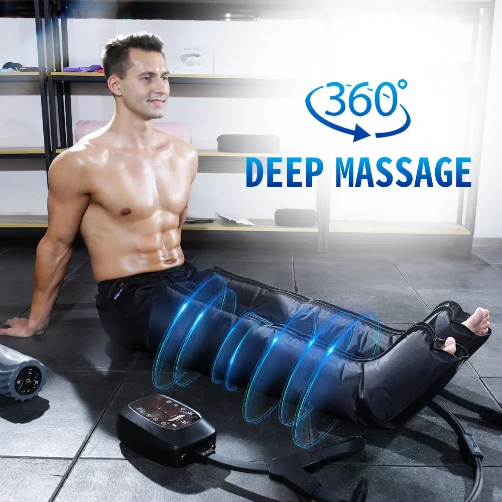 أعلى جودة FirstHot بيع المنتجات 6 غرفة ضغط نظام العلاج آلة التصريف اللمفاوي الهواء مدلك الساق استعادة #4