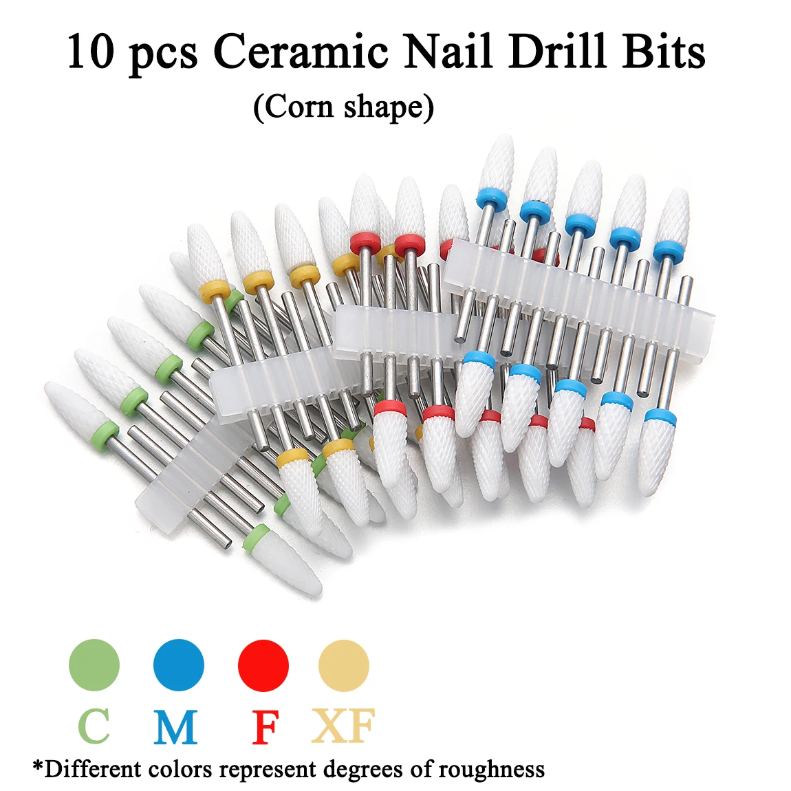 10Pcs Ceramic Nail …