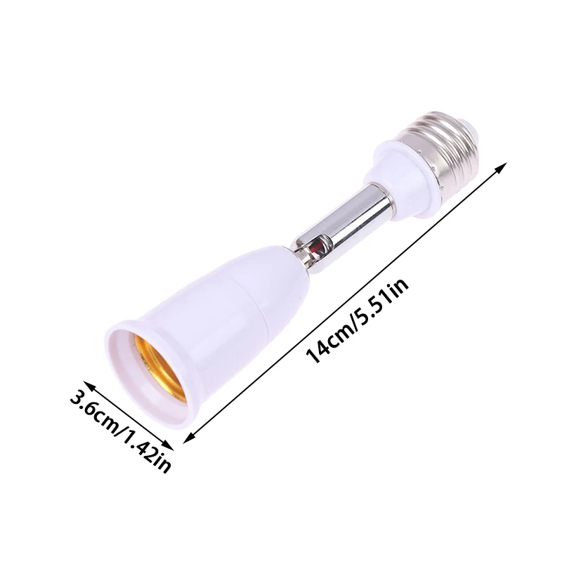 1pc Universal E27 To E27 Holder Extender For E27 Socket Adjustable E27 To E27 Base Converter For Screw Bulb Extension Adapter