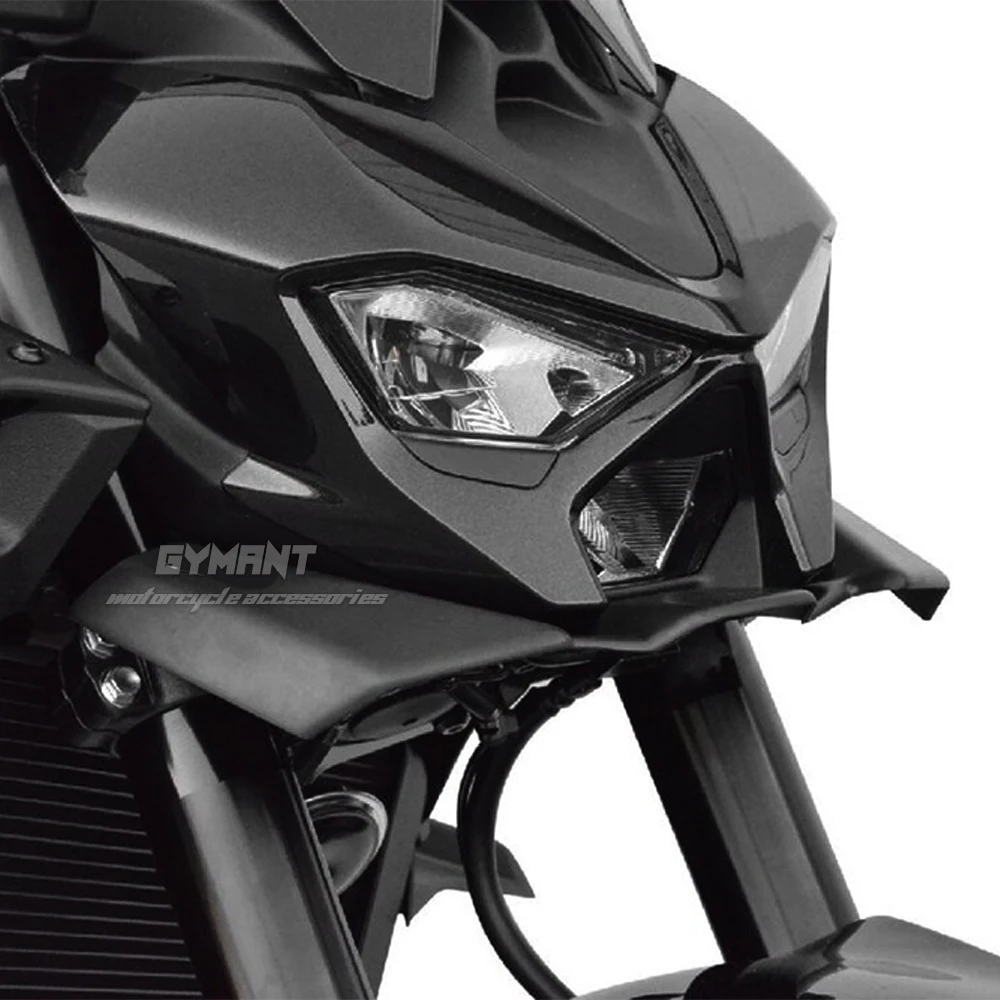 لـ KAWASAKI Z900SE 2025 Z900 2025 دراجة نارية Downforce وينجليت الهوائية الجناح الأمامي مجموعة سبويلر ملحقات جديدة سبويلر أمامي #4