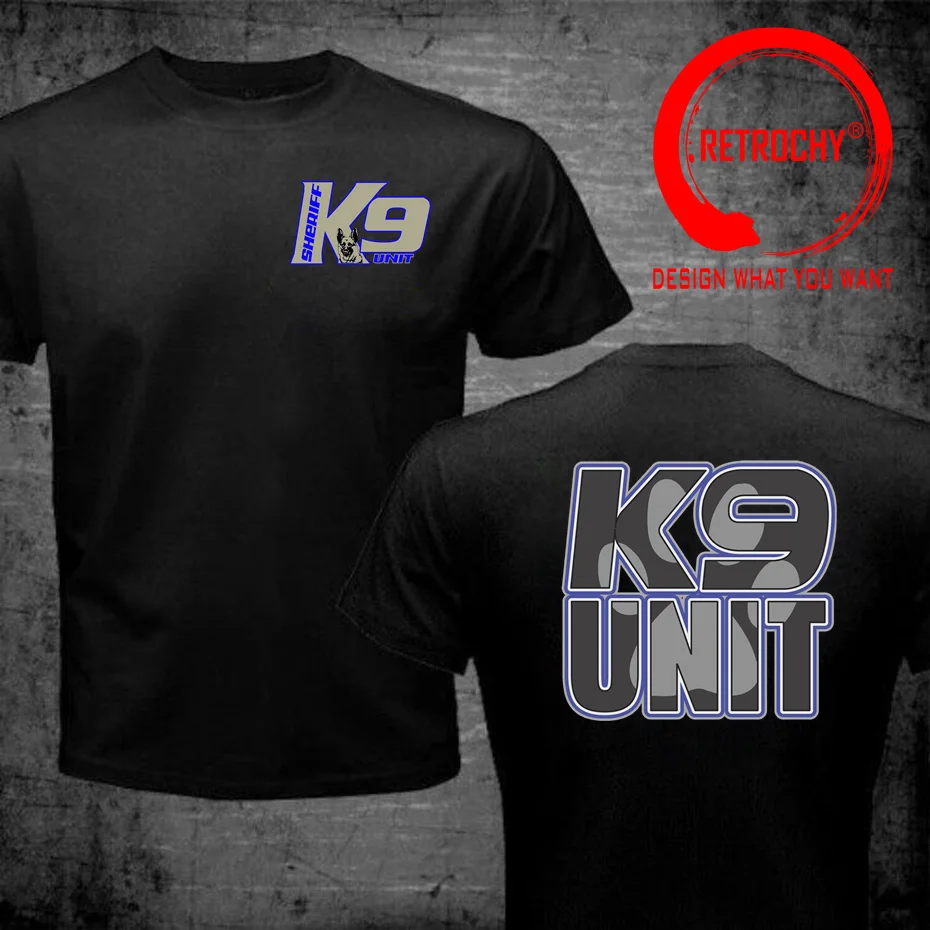 K-9 Team Trainer K9 Training T-Shirt Men K-9 Unit Tops Tee Clothing Cotton Short Sleeve K-9 Attack Training T Shirt Men TShirts