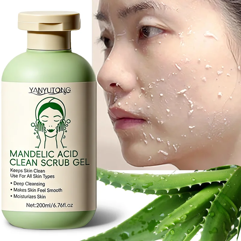Facial Exfoliating Gel Deep Cleansing Pores Blackhead Removal Exfoliation Oil Control Moisturizing Scrub Improving Roughness
