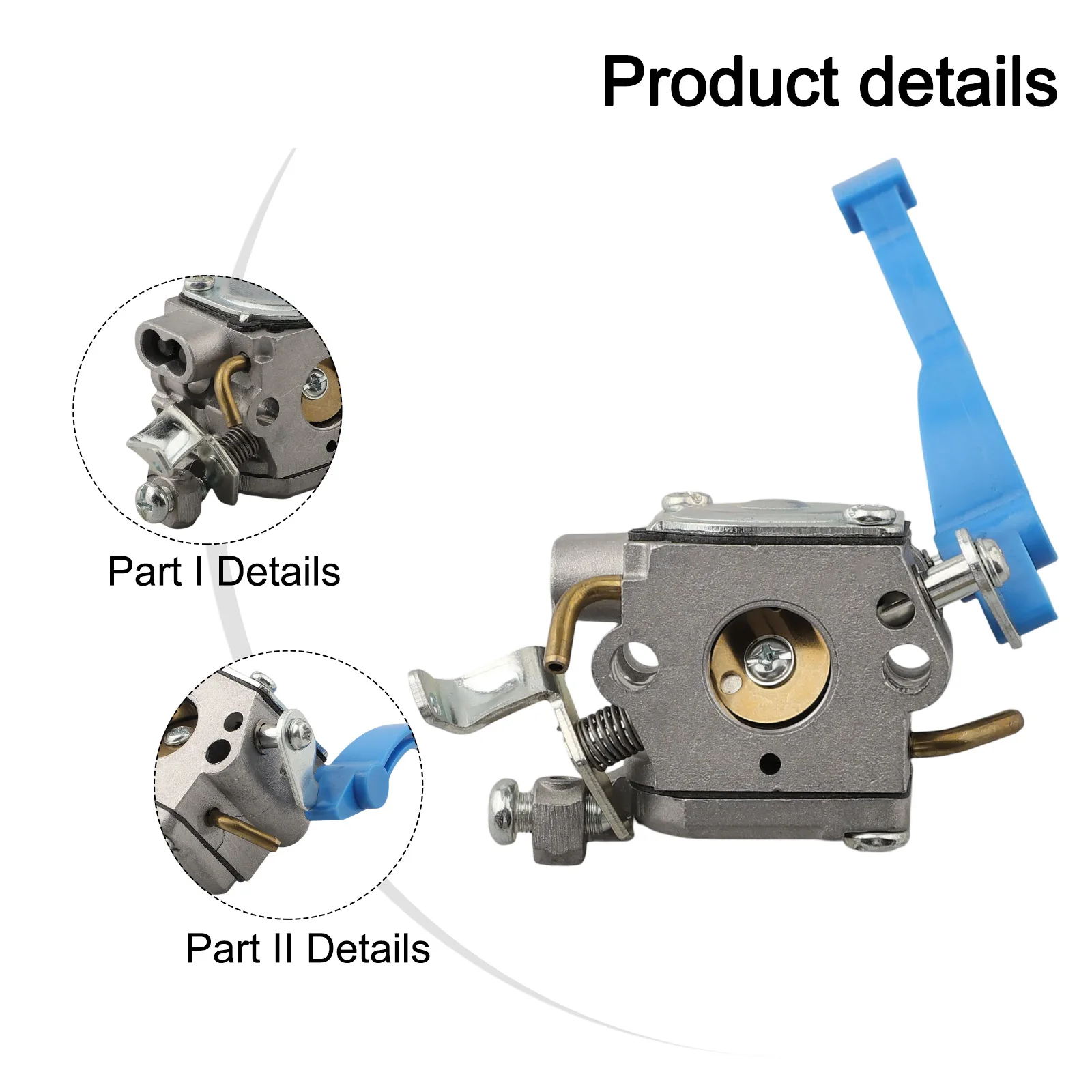 125B Carburetor For 125BV 125BX 125BVX Leaf Blower For ZAMA C1Q-W37 B2126 BV2126 Lawn Mowers Spare Parts Garden Power Tools Part