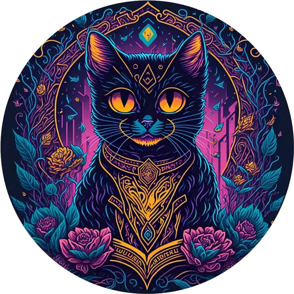 

Mandala Cat Animal Wooden Puzzle Home Decoration Home Decoration Accessories