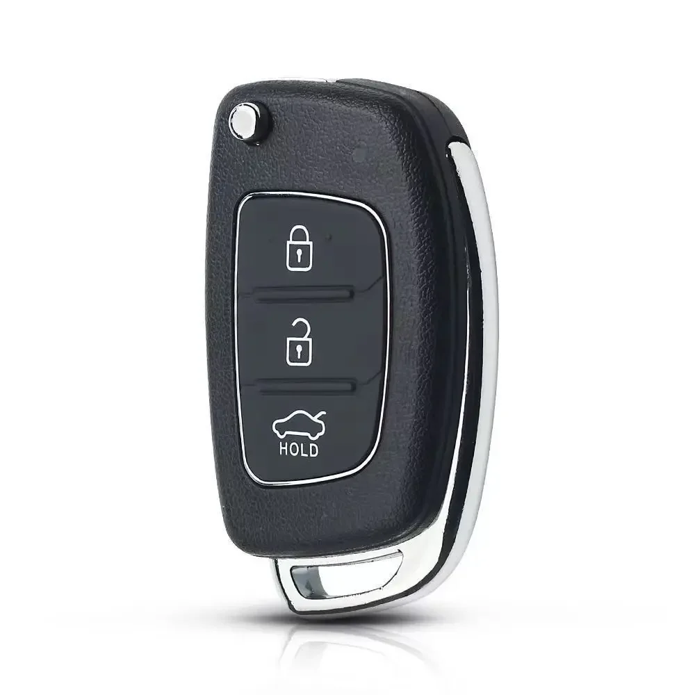 Sostituzione Flip Folding Key Case 3 4 pulsanti Car Remote Key Shell per HYUNDAI Mistra Santa Fe Sonata Tucson Accent I30 I40 I45