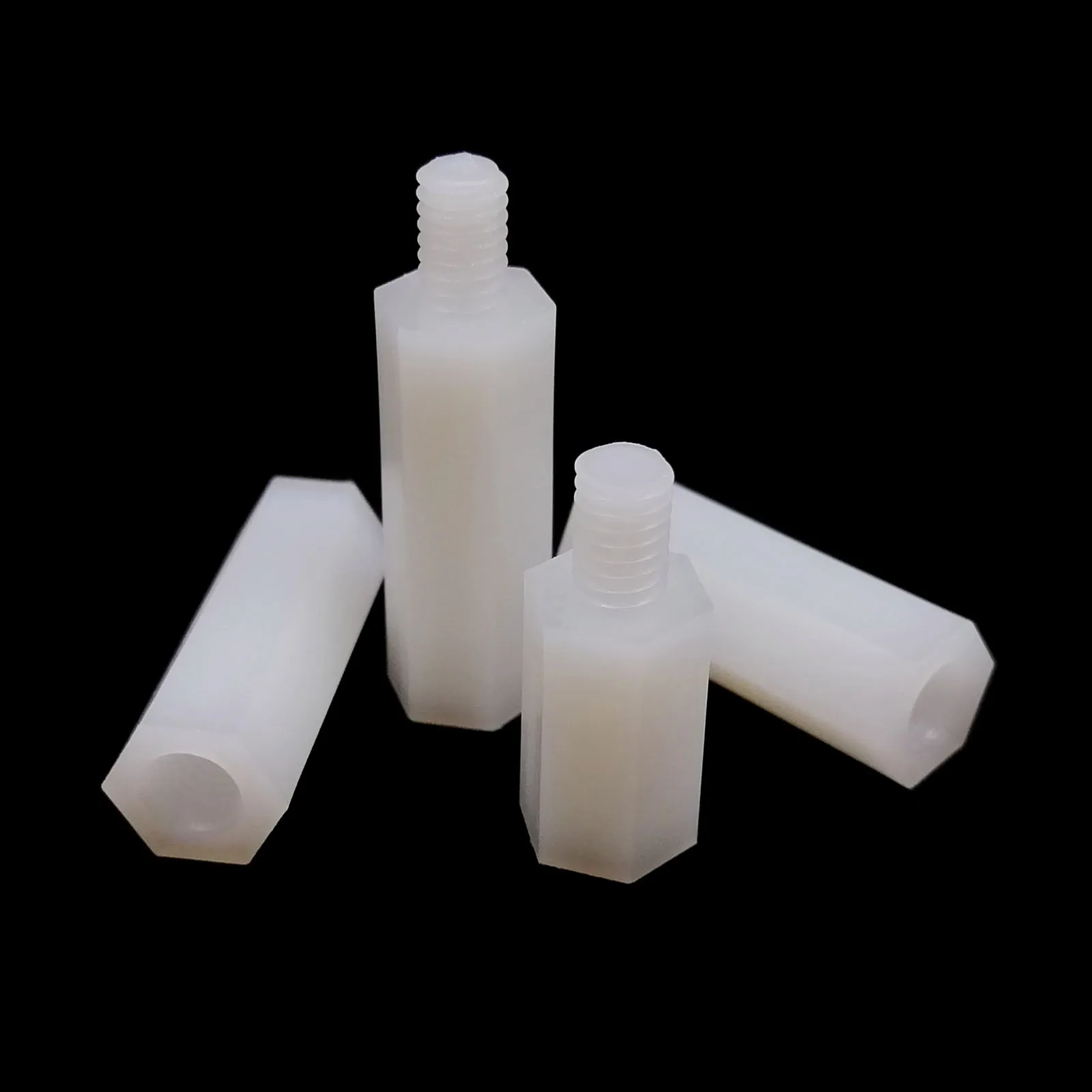 1 Box M2 M2.5 M3 M4 White Plastic Nylon Insulated Hex Standoff Hexagon Pillar Spacer Column Screw Nut Washer Assortment Kit Set