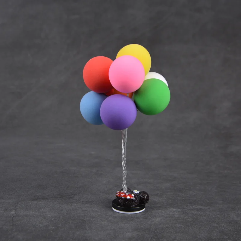 Clay Colorful Confession Balloon DIY Micro Landscape Home Desktop Decoration Ornament Accessories for Friends Kids Birthday Gift