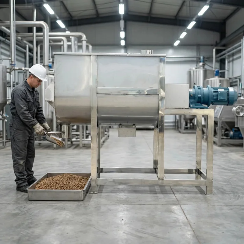 

Horizontal Concentrated Mixer Feed Mixing Equipment For Cattle, Sheep, And Swine Farming