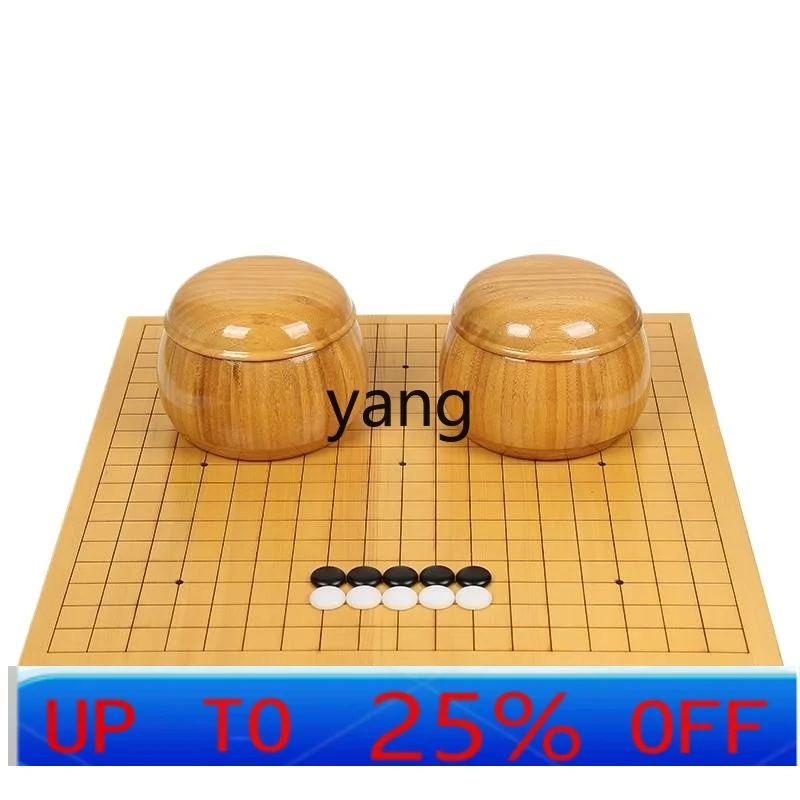 

LTT New Torreya Wood Solid Wood Go Set New Yunzi Double Sided Chess Board