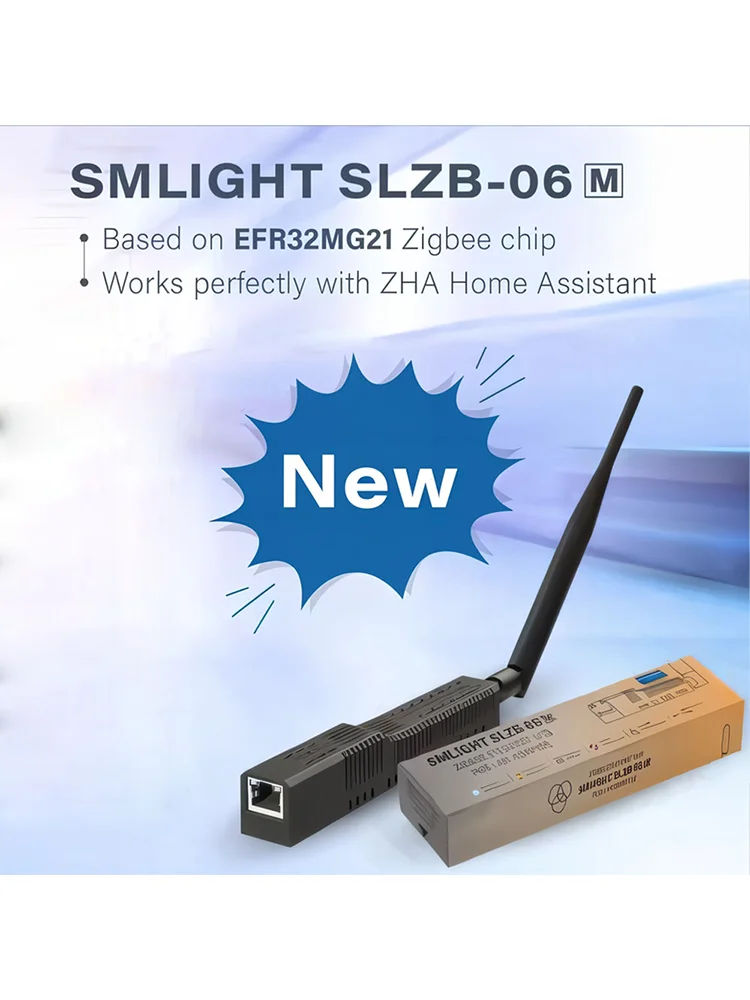 Zigbee SMLIGHT SLZB-06/06M/06P7 a Ethernet, WIFI y USB coordinación de puerta de enlace funciona con PoE con Zigbee2MQTT, asistente doméstico, ZHA