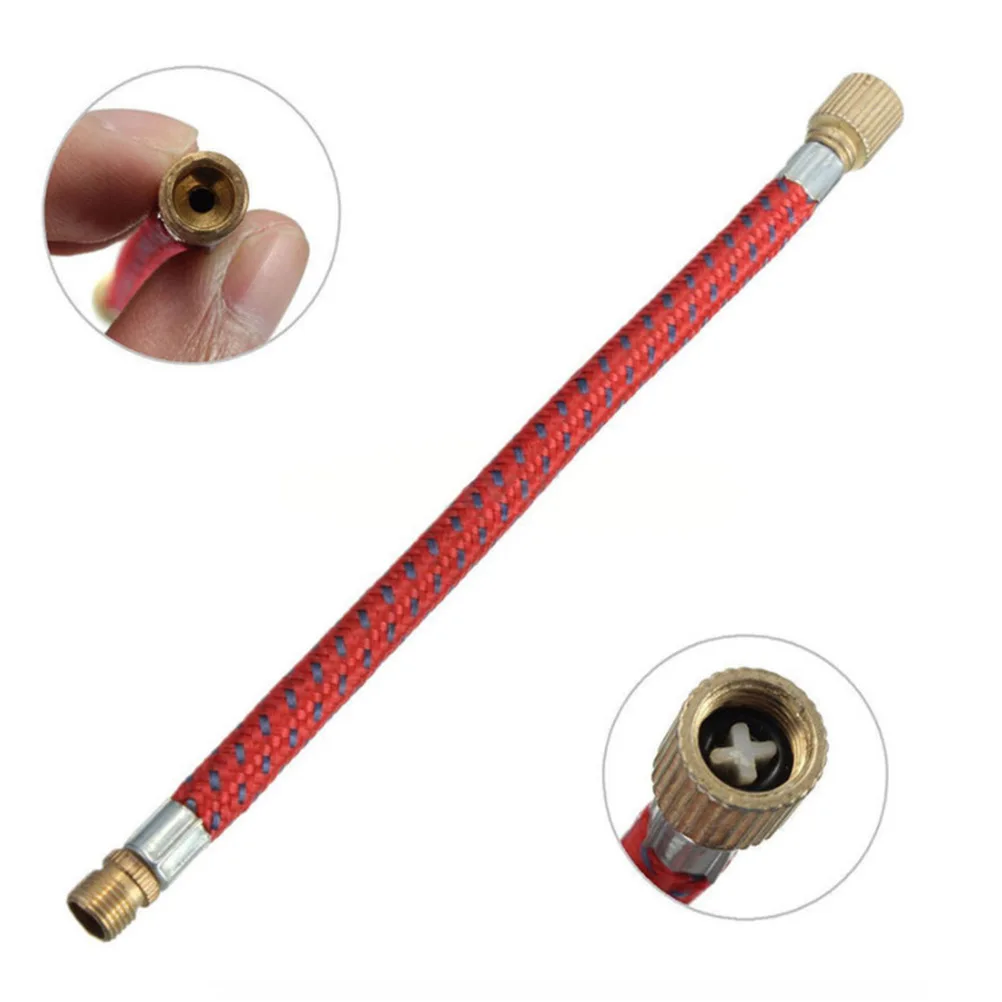 

21pcs Extension Hose for Bicycle Pump Flexible Head Tube Set Inflatable Fitting Long Use Easy Install Bike Tool