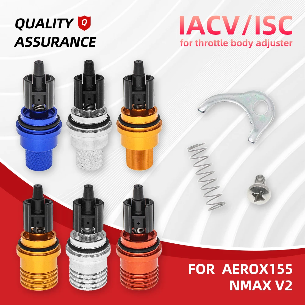 

For Yamaha NVX155 V1 V2 NMAX V2 Aerox155 ISC IACV Manual Idle Adjuster Throttle Body