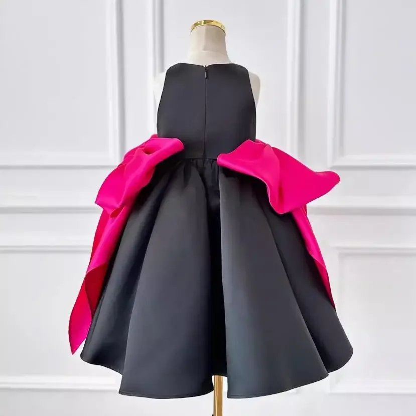Children\'s Host Piano Performance Princess Ball Gown Wedding Birthday Girls Party Dresses A4301 Vestidos Bridesmaid Dresses