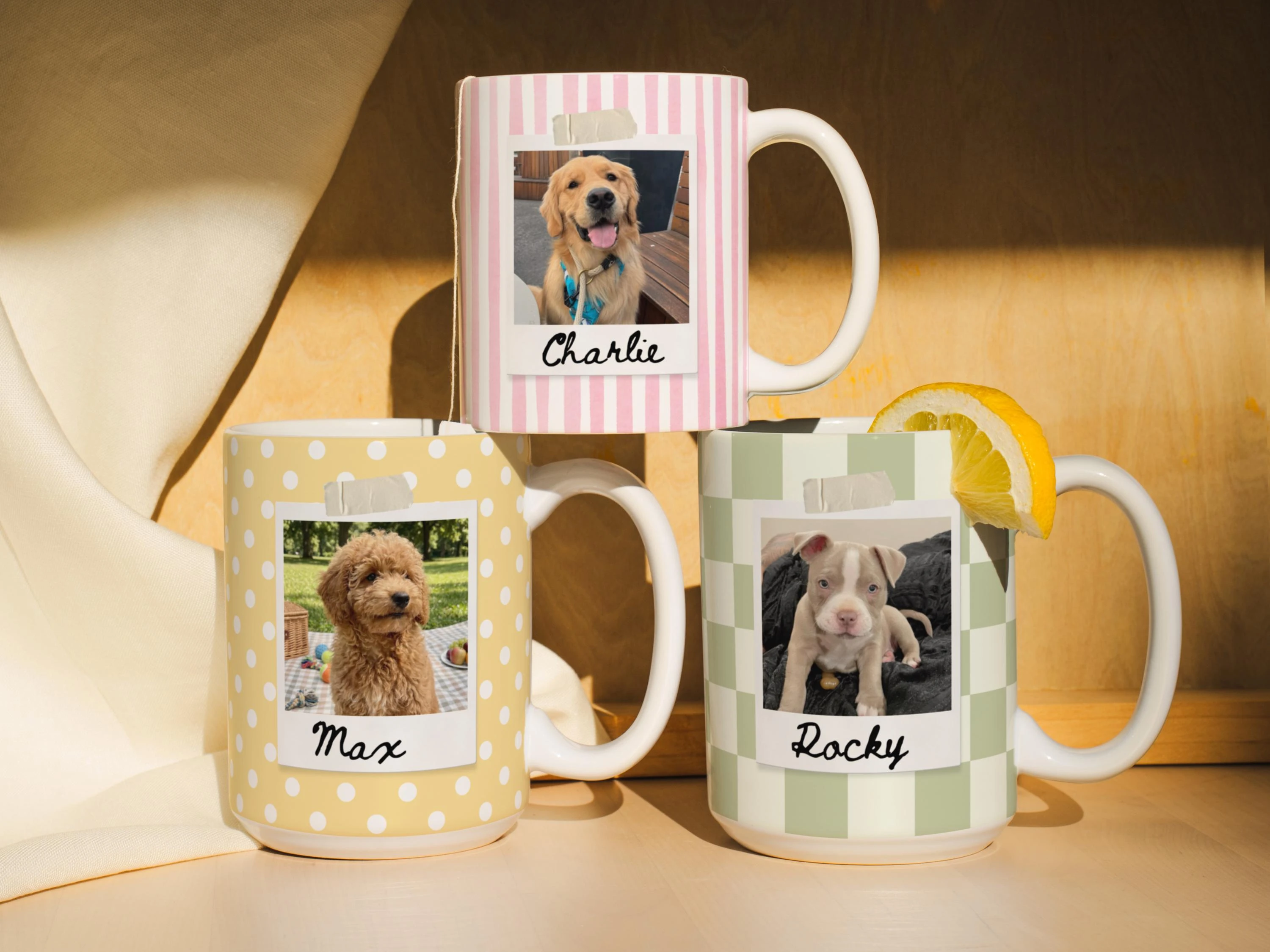 Custom Watercolor Pet Portrait Mug, Personalized Dog Mug with Pet Portrait, Custom Dog or Cat Photo Coffee Cup for Dog Moms