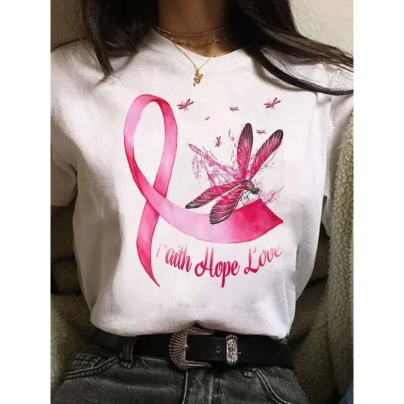 

Women's Short-sleeved T-shirt Fashion Creative Dragonfly Print Base Shirt Women Clothing Aesthetic Clothes Harajuku